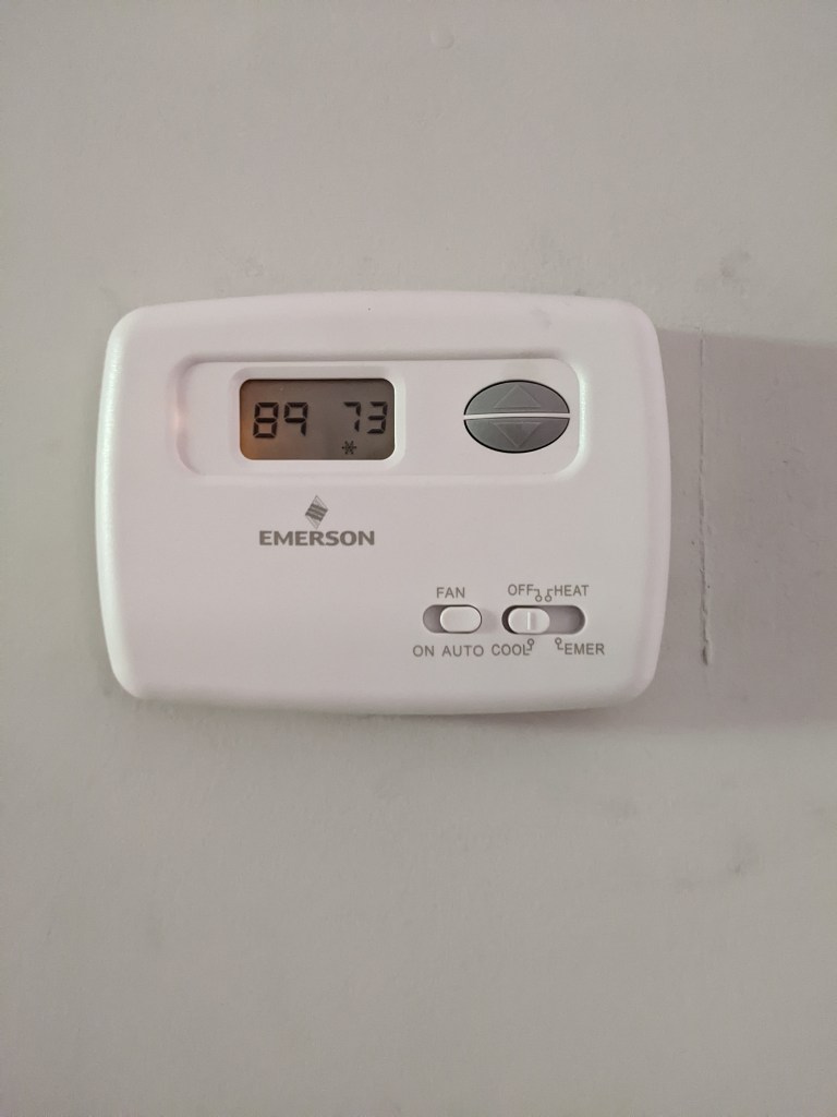 Picture of my thermostat